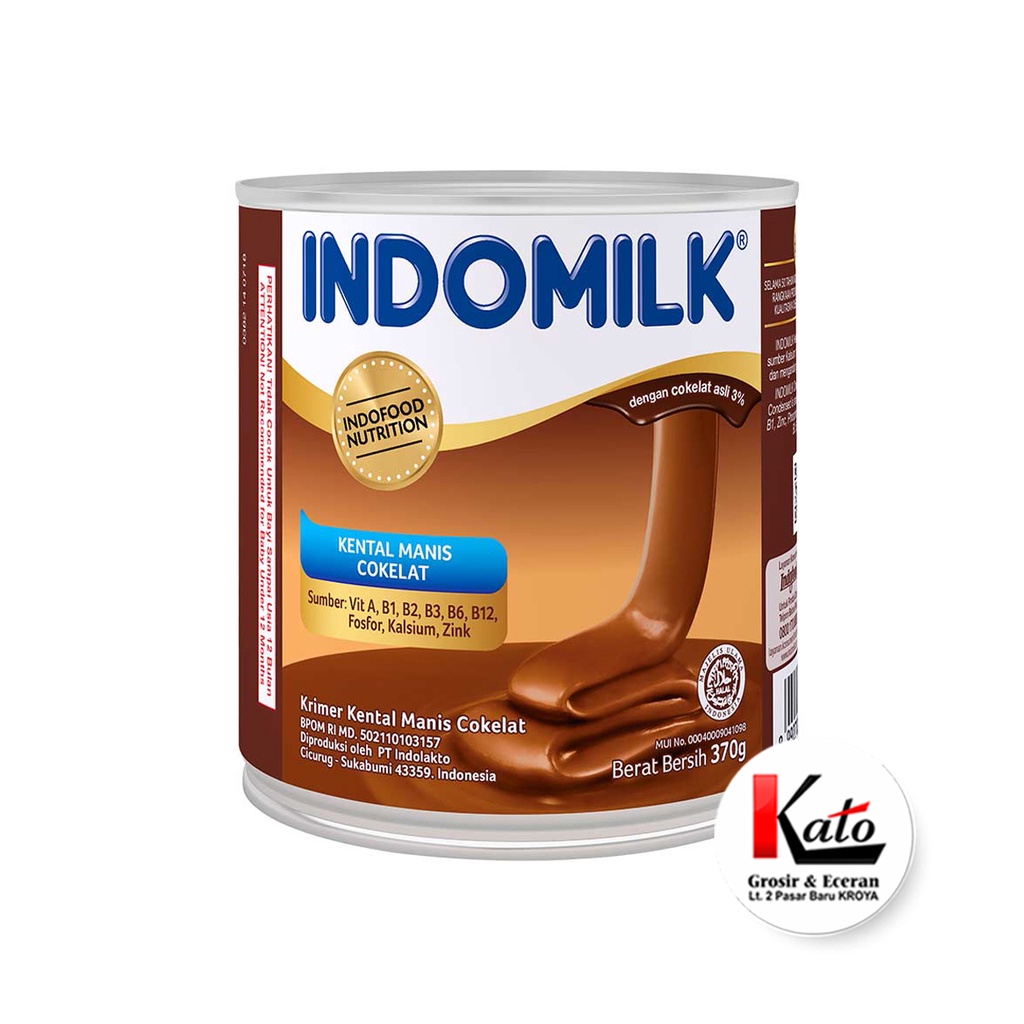 

Indomilk Kental Manis Coklat Kaleng 370 gram