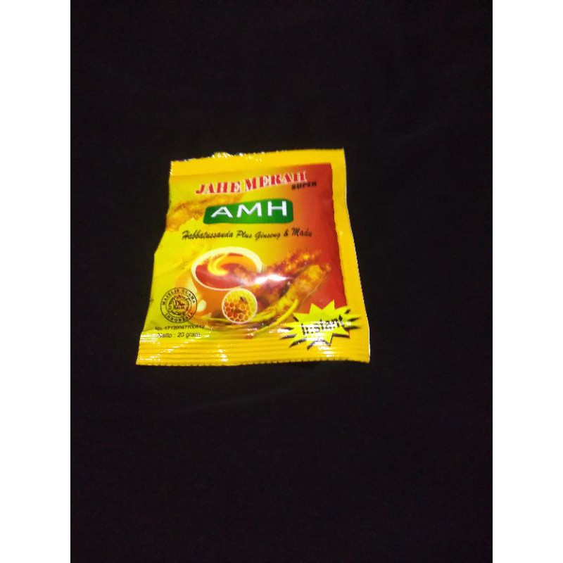 

JAHE MERAH AMH plus habbatussaudah Gingseng madu 20gr sachet