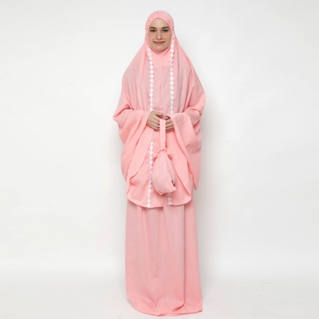 Tatuis Mukena Tatuis Tiara Peach