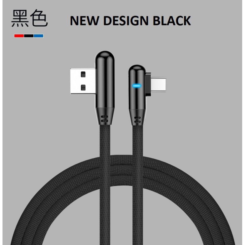 Kabel Data Gamer L Type C Lightning Micro Fast Charge 3A