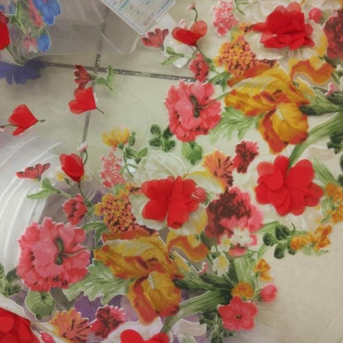 

PROMO kain organza/organdi motif MURAH