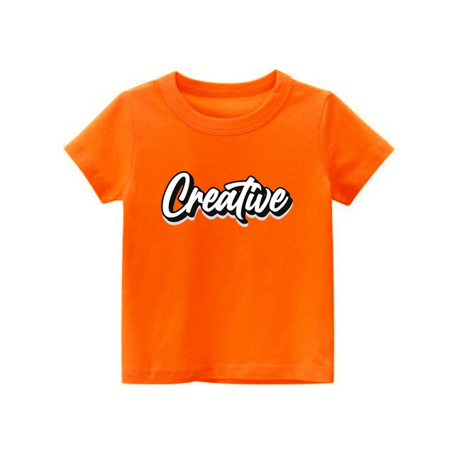 Kaos anak Creative kaos untuk anak umur 1-8 tahun