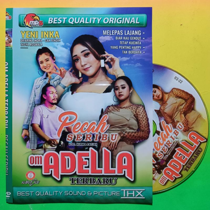 KASET VIDEO MUSIK MP5 LAGU DANGDUT KOPLO ADELLA - PECAH SERIBU TERBARU 2022.