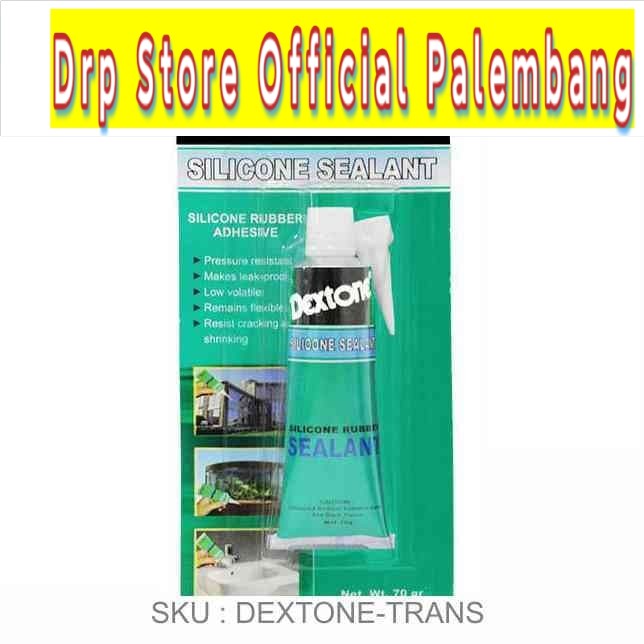 Lem Kaca DEXTONE Transaparant sealant sealer Serba Guna Aquarium