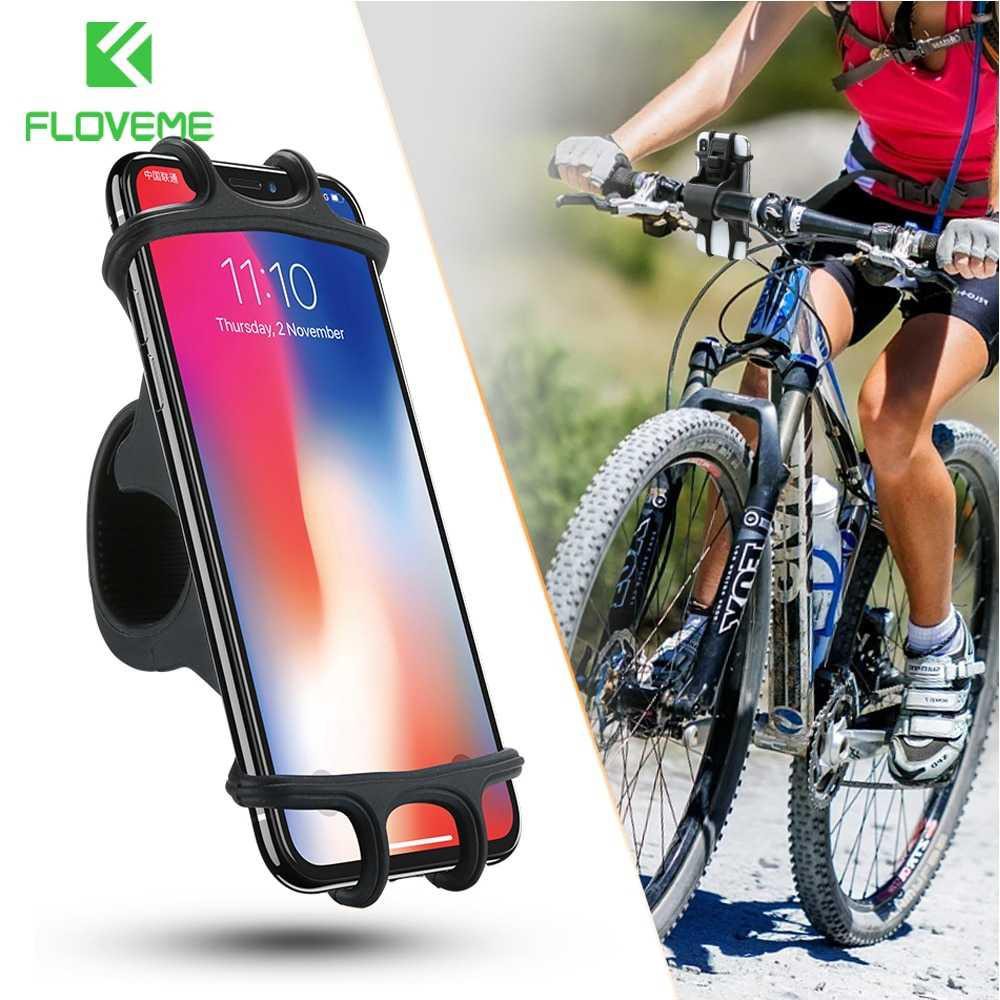 Floveme Bike Smartphone Holder Sepeda Universal Bicycle - P0192366 ( Mughnii )