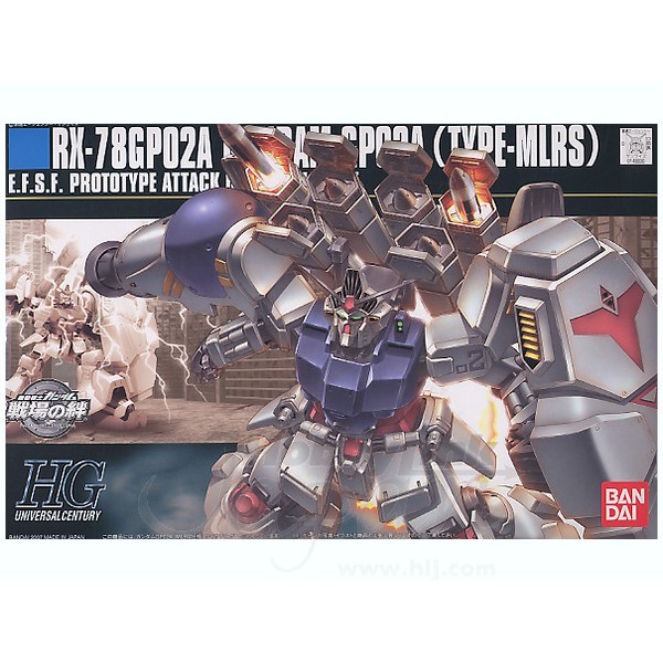 BANDAI HG 1/144 HGUC Gundam GP02A Type-MLRS Physalis