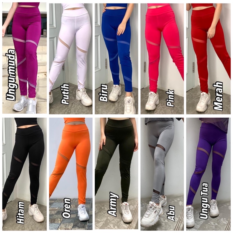 Legging senam aerobik zumba yoga gym fitness model legging TA
