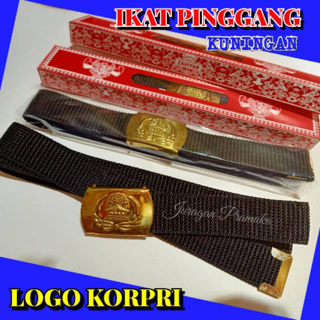 IKAT PINGGANG KORPRI PNS ASN POLOS KUNINGAN