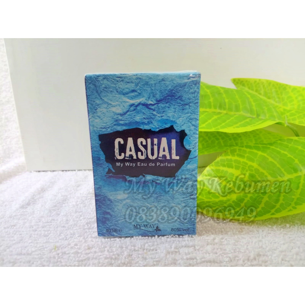 BEST PRODUCT!!! Parfume Casual Edt For Men 40ml|Parfum My Way | Original | BPOM | Parfum awet | Parf