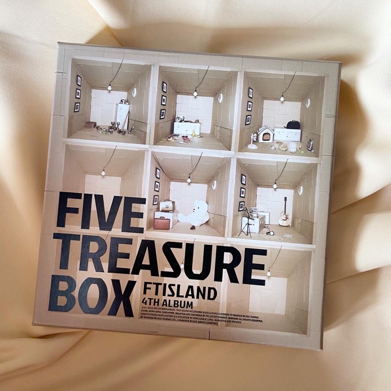 PRELOVED ALBUM FT ISLAND FIVE TREASURE BOX