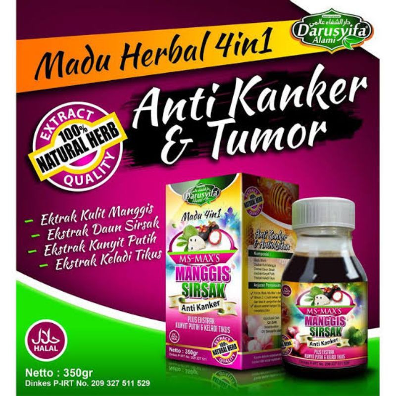 madu ms max's madu manggis sirsak keladi tikus kunyit putih