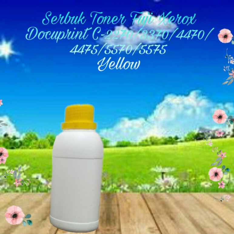 Serbuk Toner Xerox C2270 C2275 C3370 C3371 C3375 C4470 C4475 C5570 C5575 C6675 C7775 C 2270 2275 3370 3375 Yellow 1x Isi