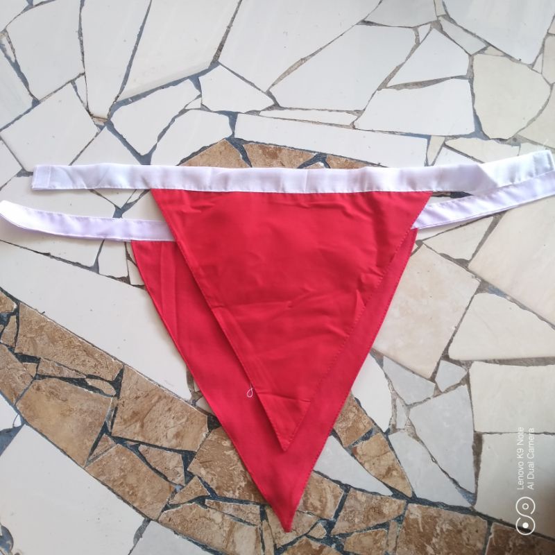 Syal merah putih paskibra segitiga