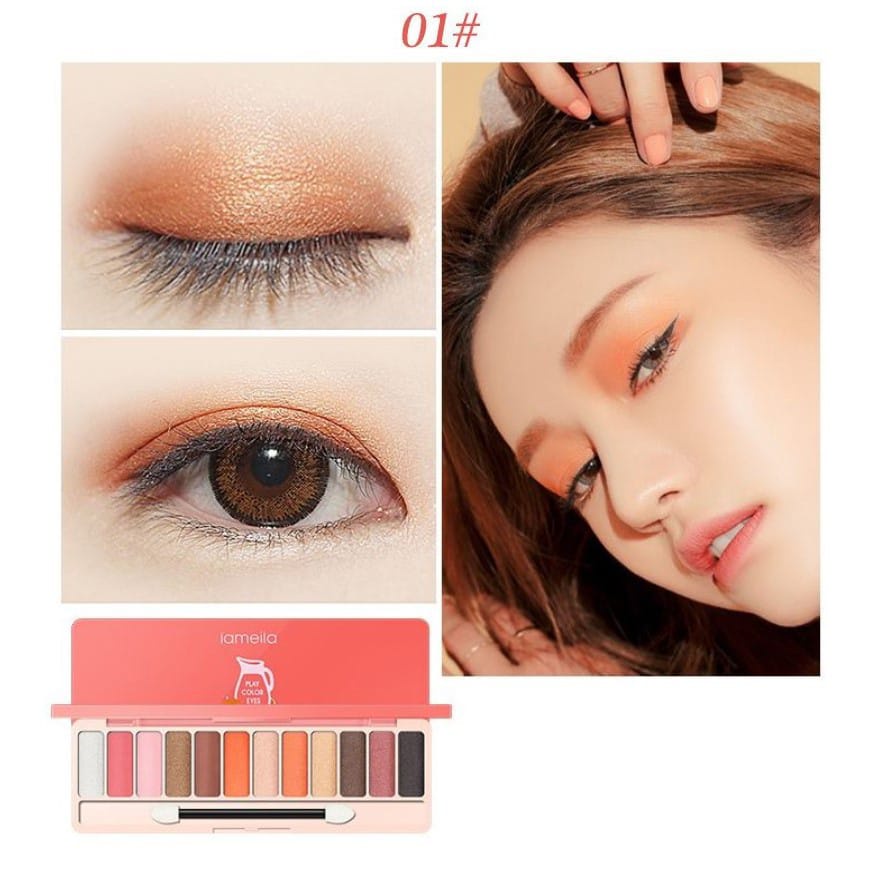 LAMEILA 1111 EYESHADOW PALETTE 12 WARNA/ EYESHADOW 12 WARNA