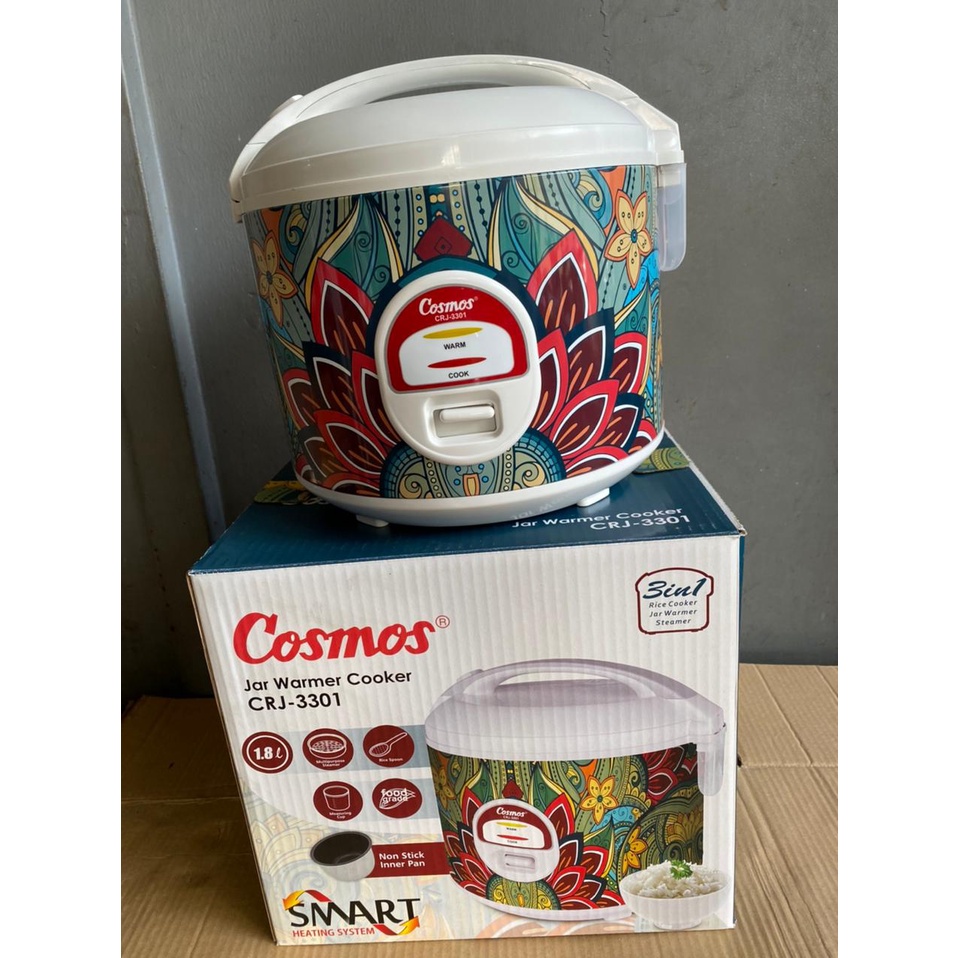 COSMOS Crj 3301 Rice cooker Magicom Penanak penghangat Nasi 1.8 L