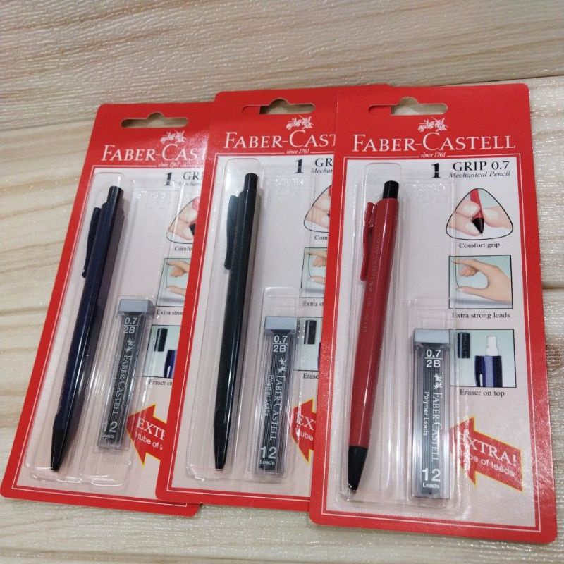 

PENSIL MEKANIK SET FABER CASTELL 0.7mm.