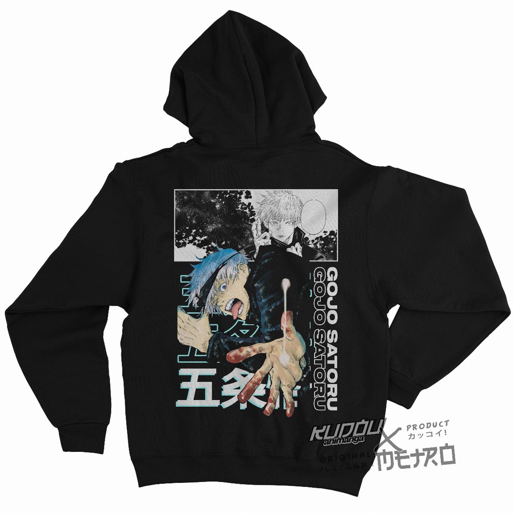 Hoodie Gojo Curtain Anime Manga Jujutsu Kaisen