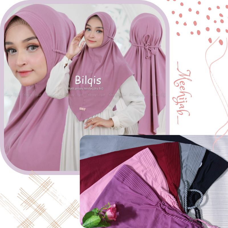 BERGO BILQIS JILBAB HIJAB PET TALI ULIR JAWA TIMUR TERLARIS TERMURAH