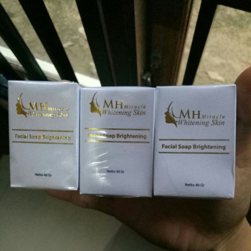 Sabun Ecer MH Miracle Whitening Skin kemasan terbaru