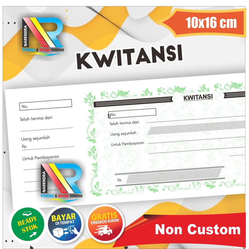 

Kwitansi Kosongan motif Ready Stok 1 2 Ply Murah