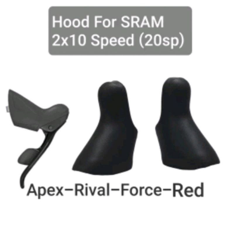 Hood Karet Cover Shifter For SRAM 2 x 10 Speed-20 Sp Silicon Silikon Shift Brake Lever Apex Rival