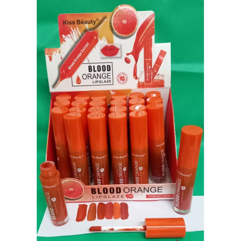 [ECER-1PC] LIP GLOSS KISS BEAUTY LIP MATTE NUDE TAHAN LAMA