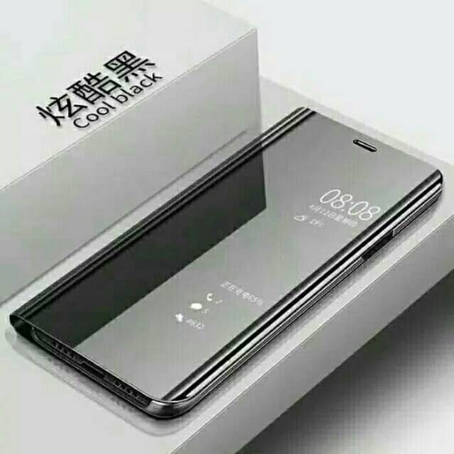 Terbaru!!! Clear view cover standing flip cover casing Samsung M10 2019