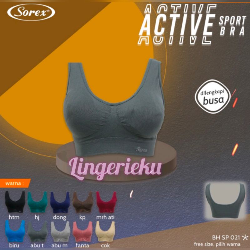 Sorex SP 021 BH Senam Olahraga Sport Bra Wanita Terbaru Dijamin Murah