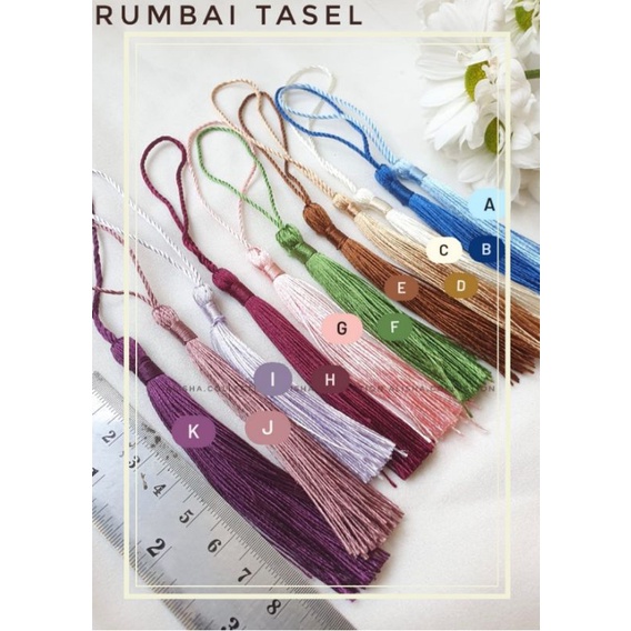 Rumbai Tassel | Tassel Tasbih | Rumbai Bantal Taplak