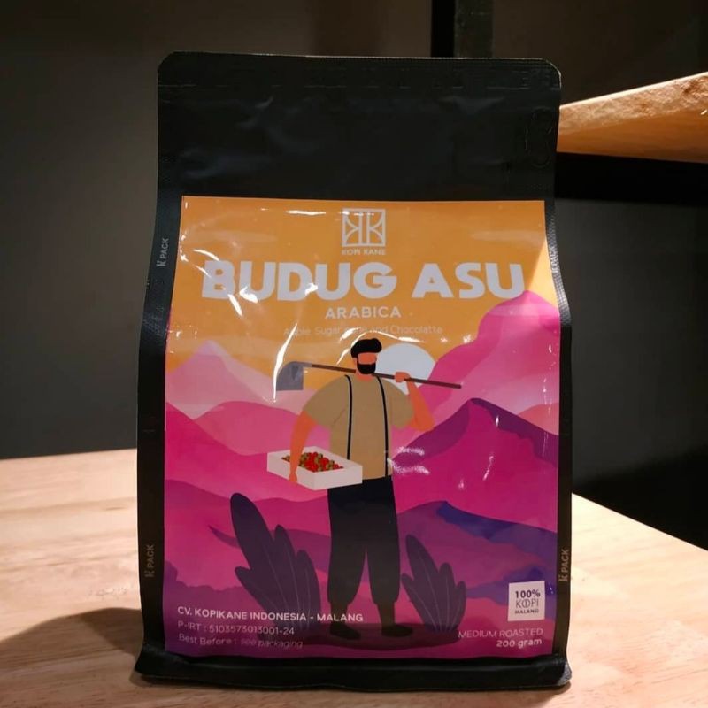 

Kopi Kane Khas Malang Budug Asu Arabica 200gr coffee beans