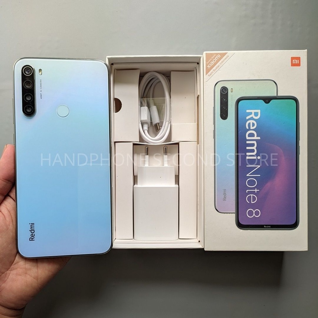 HANDPHONE XIAOMI REDMI NOTE 8 4/64GB HP SECOND HP SEKEN BEKAS HP MURAH-3