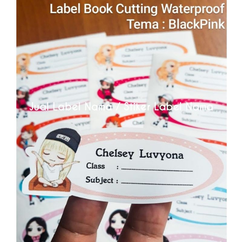 

BLACKPINK CHIBI ~ LABEL BOOK CUTTING WATERPROOF / LABEL BUKU PELAJARAN / STIKER BUKU SEKOLAH