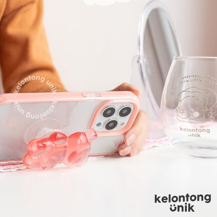 ☂ GUMMY BEAR - Griptok 3D Resin Transparan/ Phone Holder/ Phone Grip ✺
