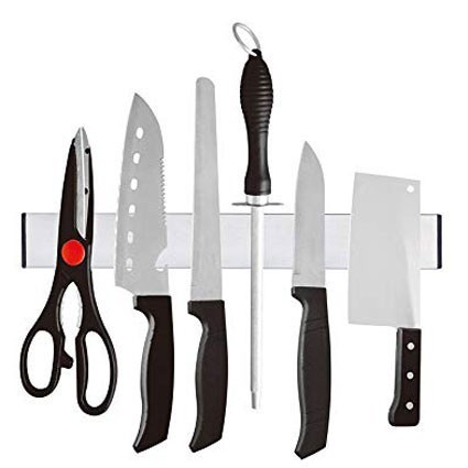 Tempat Pisau Magnet Magnetic Knife Holder Rak Dinding Pisau Dapur