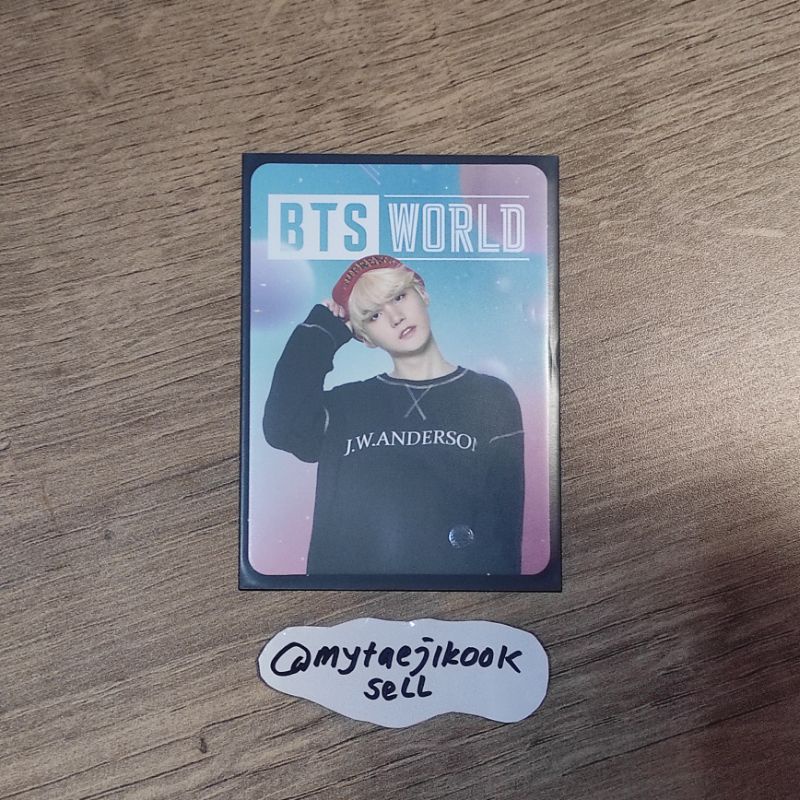 bts world tag photocard suga yoongi min pc rpc btsw