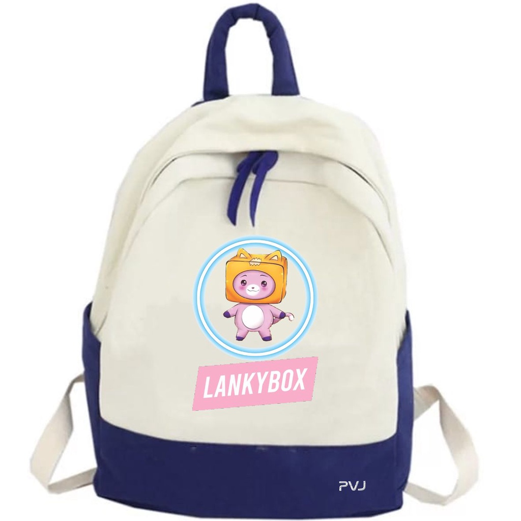 PVJ Tas lanxybox Ransel Anak Sekolah Laki laki dan Perempuan SD