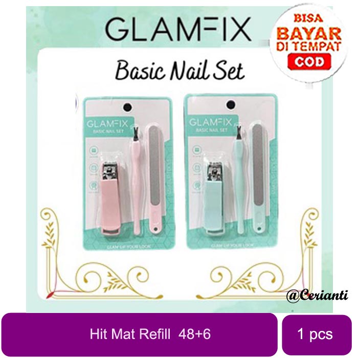 [PREMIUM] [SET GUNTING KUKU] Glamfix Glam Fix Basic Nail Set | Set Gunting Kuku_Cerianti