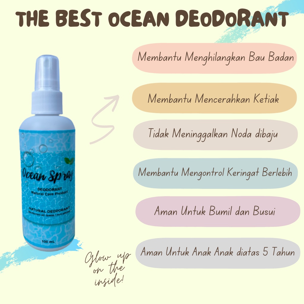 Deo spray deodoran spray deodorant spray Buy 1 Get 1 Penghilang bau ketiak secara alami Natural Deo