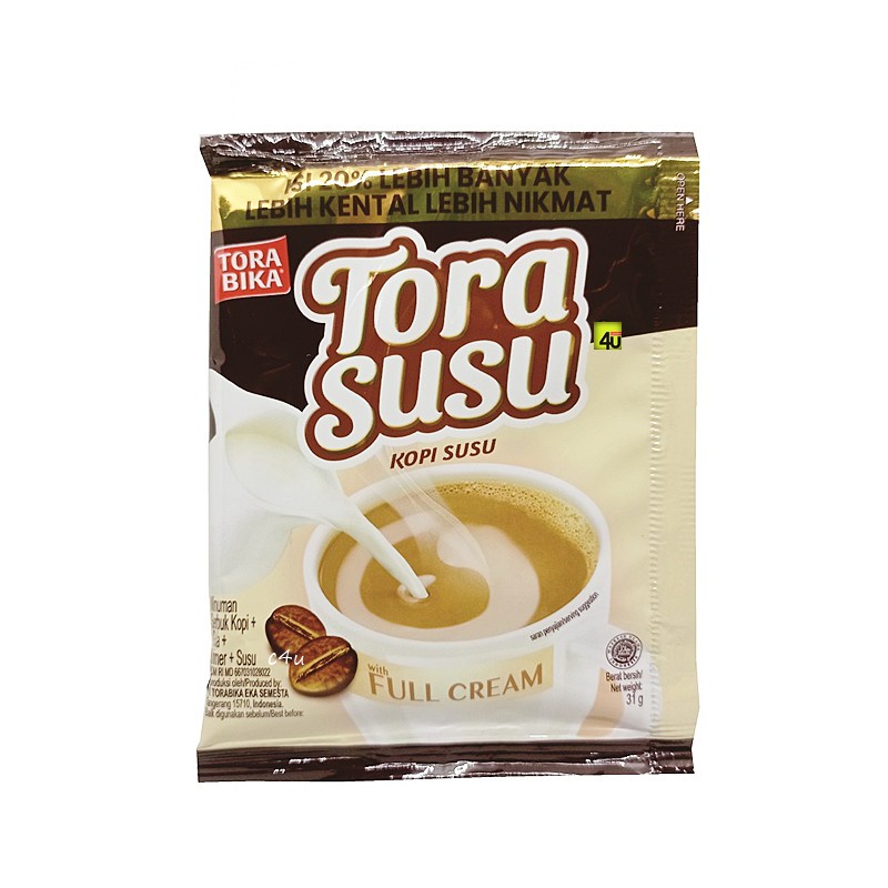 

RENCENG Torabika Susu Kopi Susu Full Krim Lebih Kental 10pcs x 31gr