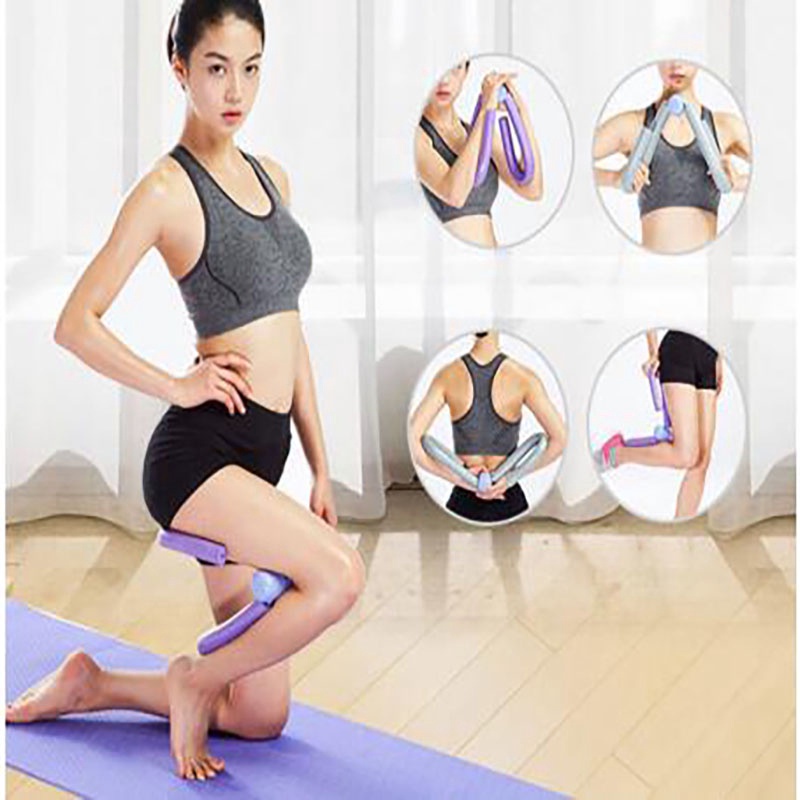 1pc Alat Latihan Otot Kaki / Paha / Dada / Pinggang / Lengan Multifungsi Untuk Fitness / Gym