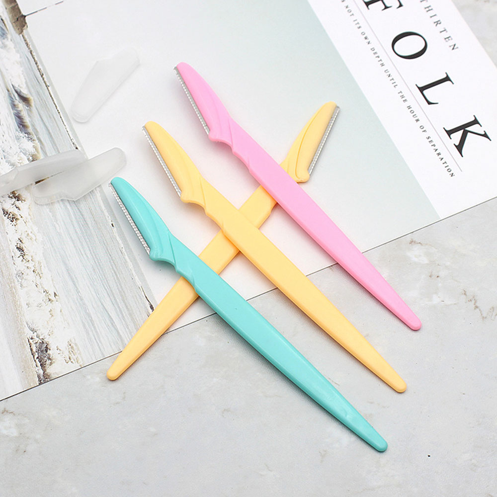 【TERSEDIA &amp; COD】Pisau Cukur Pembentuk Alis Portable