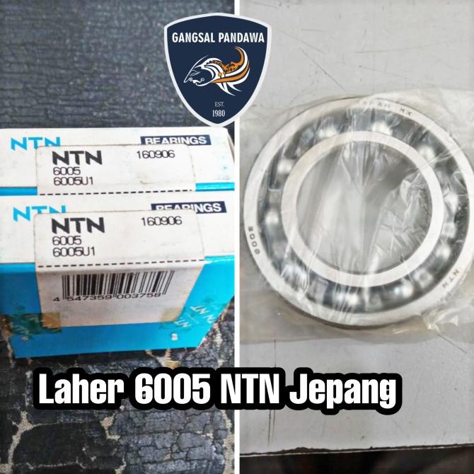 ORIGINAL - Laher 6005 NTN Rubahan Vespa Original NTN Jepang Bukan Cikarang