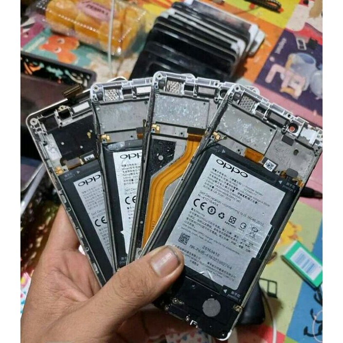 Jual lcd oppo f1f fullset plus frame original 100 persen original