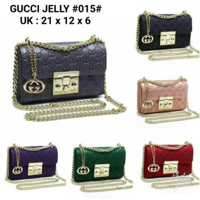 GUCCI JELLY MINI SLING BAG J015