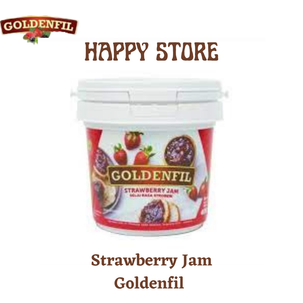 

Goldenfil Strawberry Jam 1Kg Selai Strawberry 1Kg Goldenfil