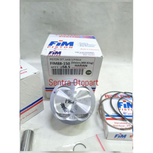 Piston seher kit vixion mx King oversize 150 fim