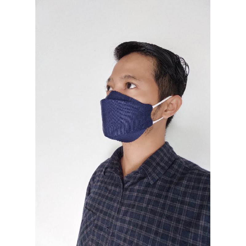 Masker Kain Evo Kf94 3 Ply Earloop V D 3d Mask Shopee Indonesia