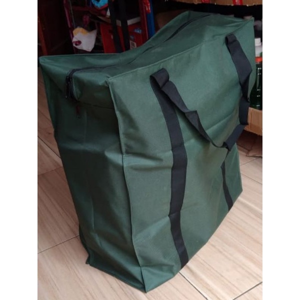 Tas Terpal Kain Anti Air Sedang 45x45x22cm bisa dilipat