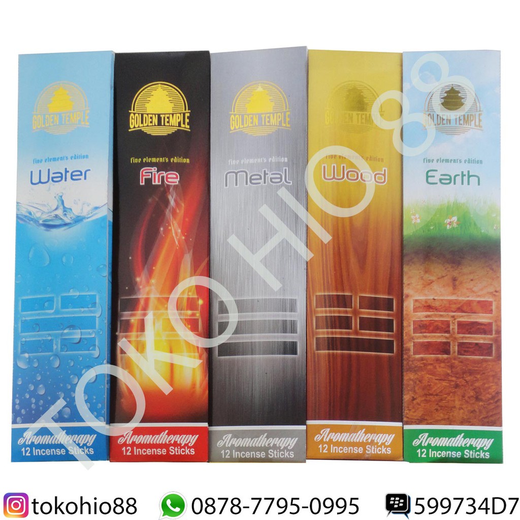 Hio Harum Dupa Hitam Wangi Aromaterapi Merk GT Golden Temple Incense Stick Aromatherapy Bagus Laku