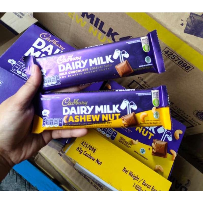 

cokelat CADBURY Dairy Milk 62gr